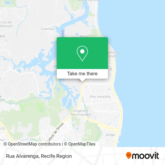 Rua Alvarenga map