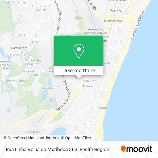 Rua Linha Velha da Muribeca 363 map