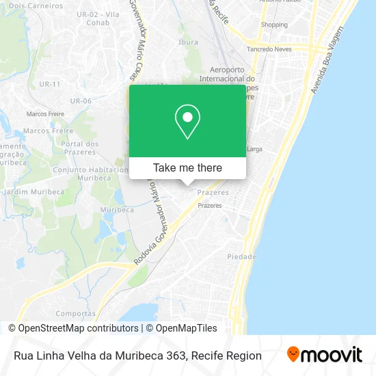 Rua Linha Velha da Muribeca 363 map