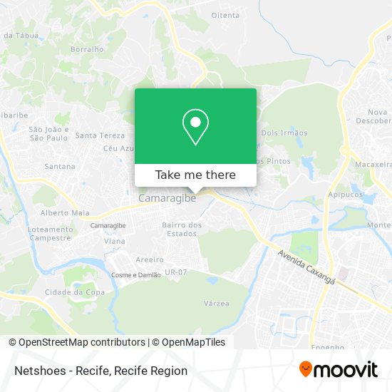 Netshoes - Recife map