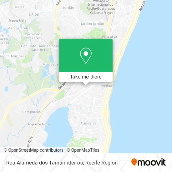 Rua Alameda dos Tamarindeiros map