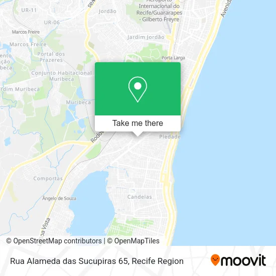 Rua Alameda das Sucupiras 65 map