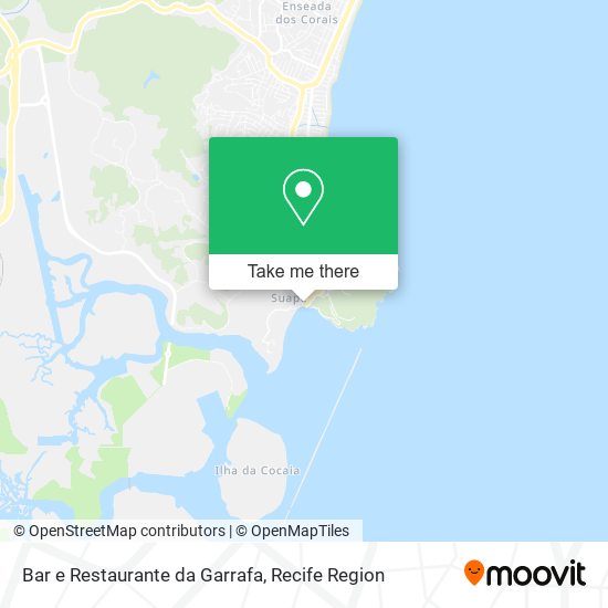 Mapa Bar e Restaurante da Garrafa