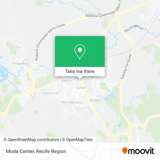 Moda Center map