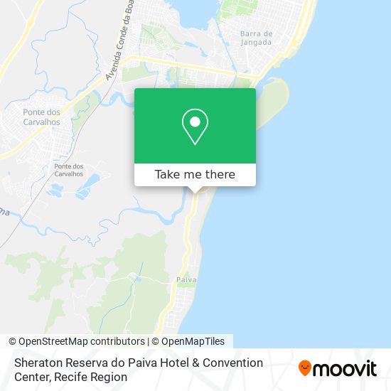 Sheraton Reserva do Paiva Hotel & Convention Center map