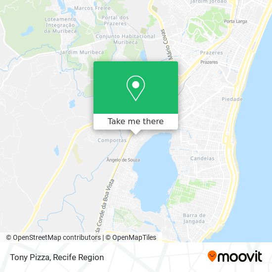 Tony Pizza map