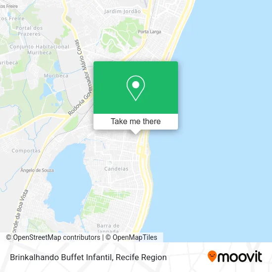 Brinkalhando Buffet Infantil map