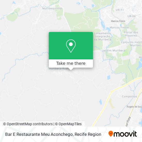 Bar E Restaurante Meu Aconchego map