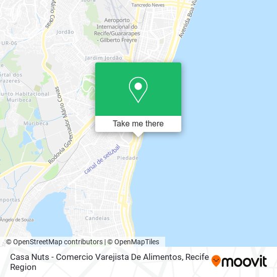 Casa Nuts - Comercio Varejista De Alimentos map