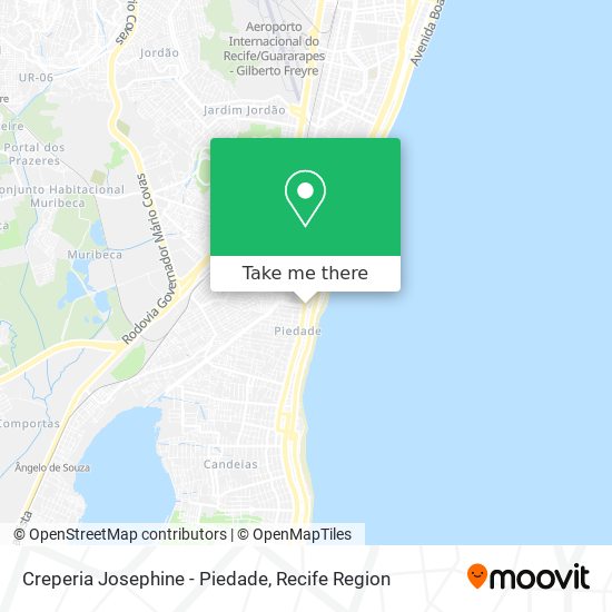 Creperia Josephine - Piedade map