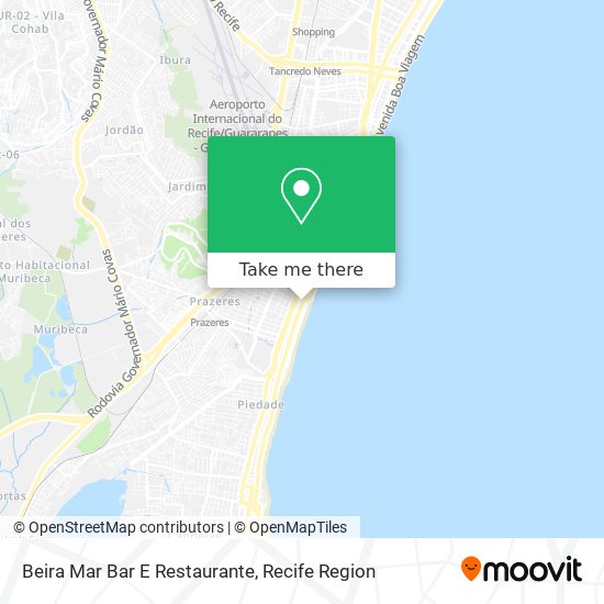Beira Mar Bar E Restaurante map