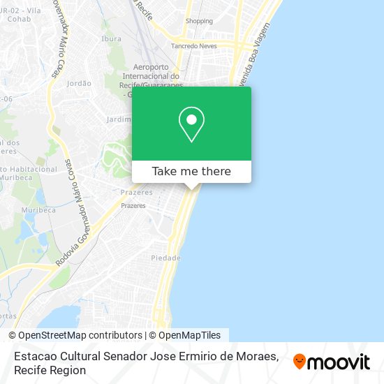Estacao Cultural Senador Jose Ermirio de Moraes map
