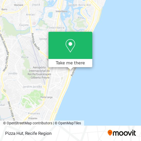 Pizza Hut map