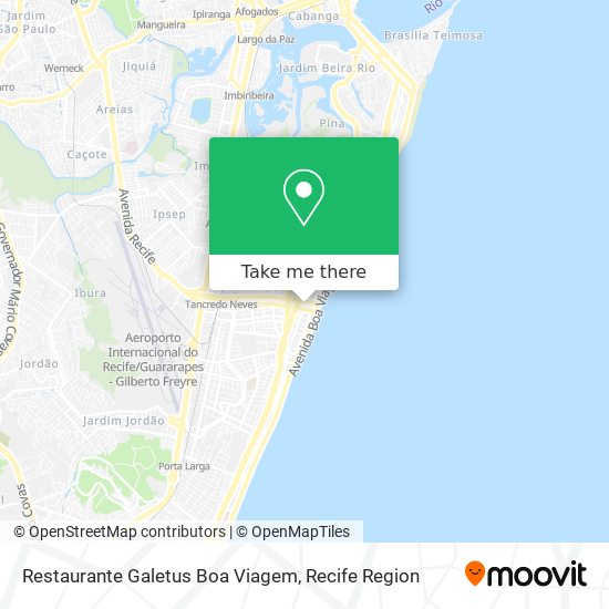 Restaurante Galetus Boa Viagem map