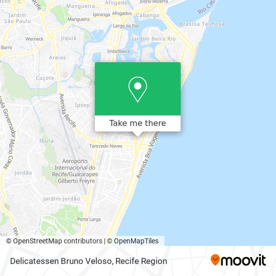 Delicatessen Bruno Veloso map