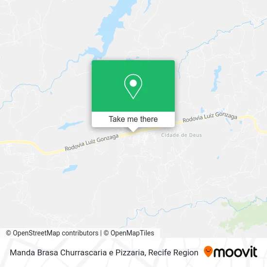 Manda Brasa Churrascaria e Pizzaria map
