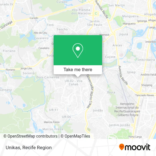 Unikas map