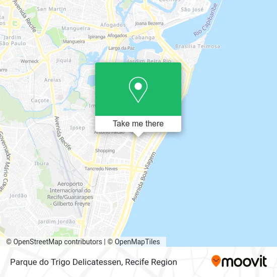 Parque do Trigo Delicatessen map