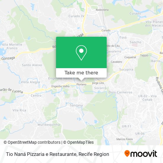 Tio Naná Pizzaria e Restaurante map
