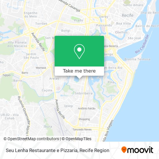 Seu Lenha Restaurante e Pizzaria map