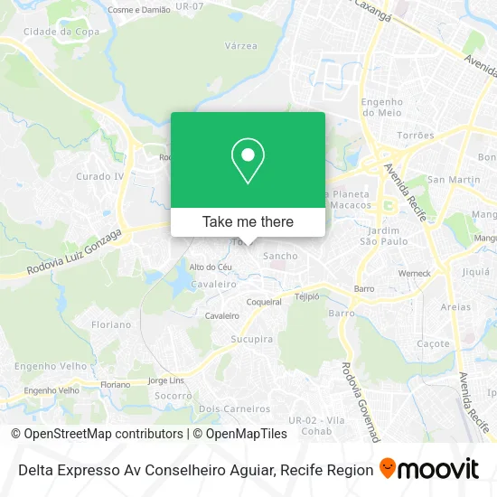 Delta Expresso Av Conselheiro Aguiar map