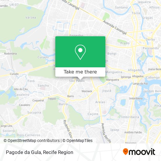 Pagode da Gula map