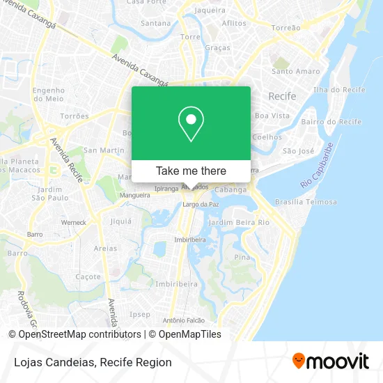 Lojas Candeias map