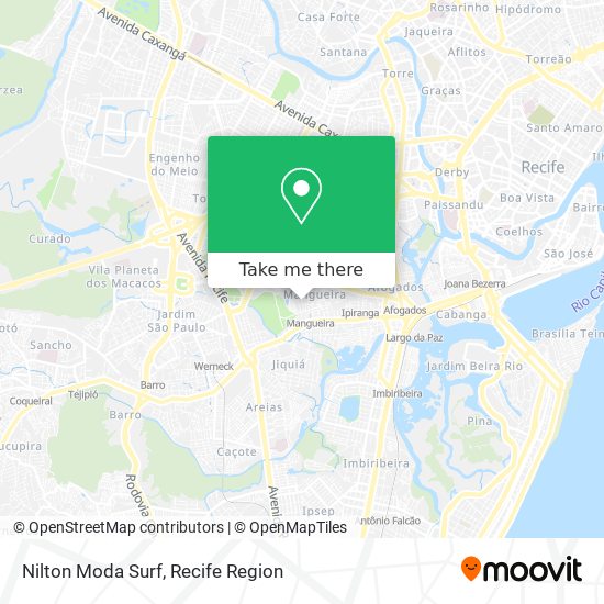 Nilton Moda Surf map