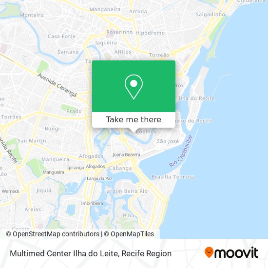 Mapa Multimed Center Ilha do Leite