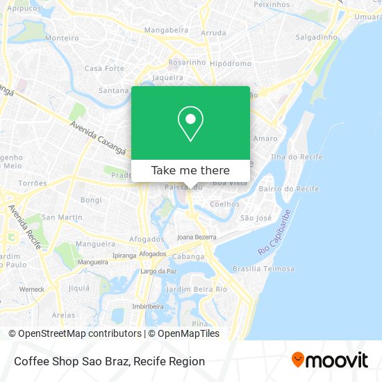 Coffee Shop Sao Braz map