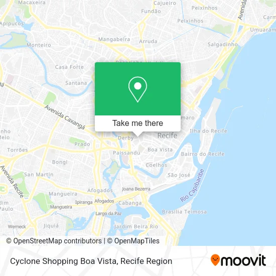 Cyclone Shopping Boa Vista map