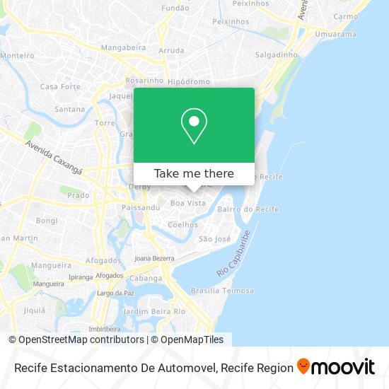 Mapa Recife Estacionamento De Automovel