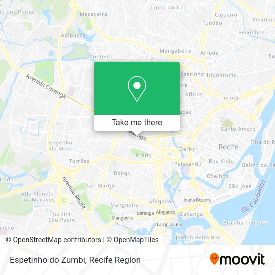 Espetinho do Zumbi map