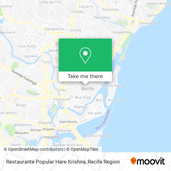 Restaurante Popular Hare Krishna map