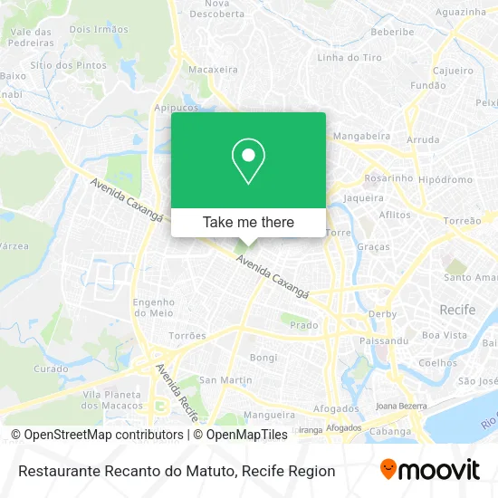 Restaurante Recanto do Matuto map