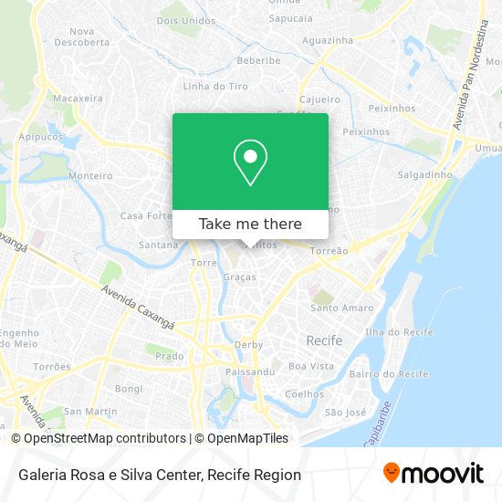 Mapa Galeria Rosa e Silva Center