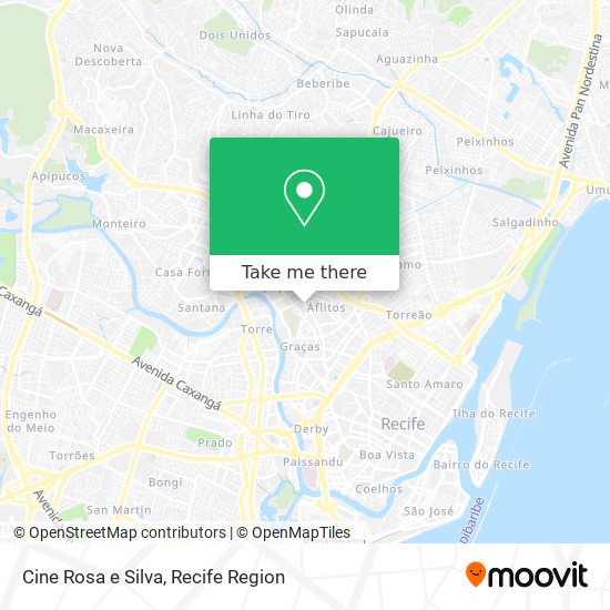 Cine Rosa e Silva map