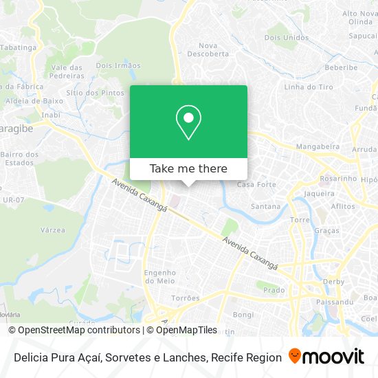 Delicia Pura Açaí, Sorvetes e Lanches map