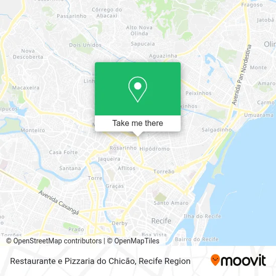 Restaurante e Pizzaria do Chicão map