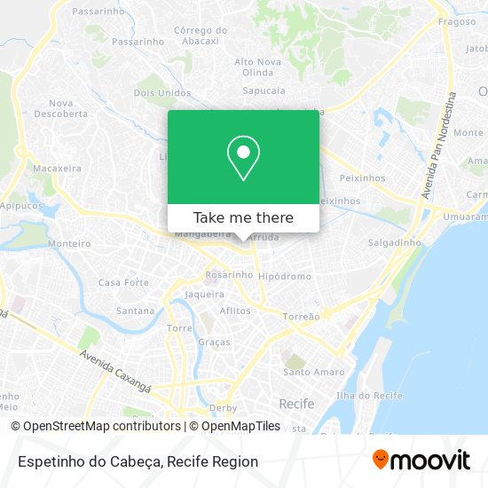 Espetinho do Cabeça map