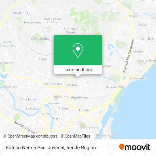 Boteco Nem a Pau, Juvenal map