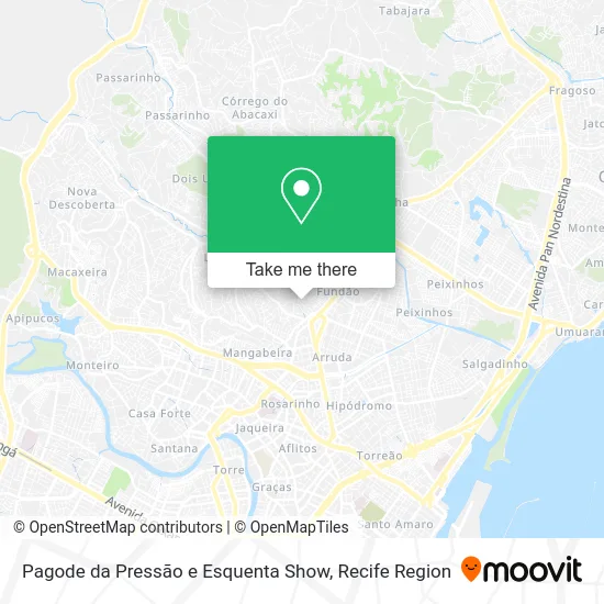 Pagode da Pressão e Esquenta Show map