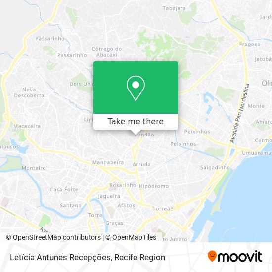 Letícia Antunes Recepções map