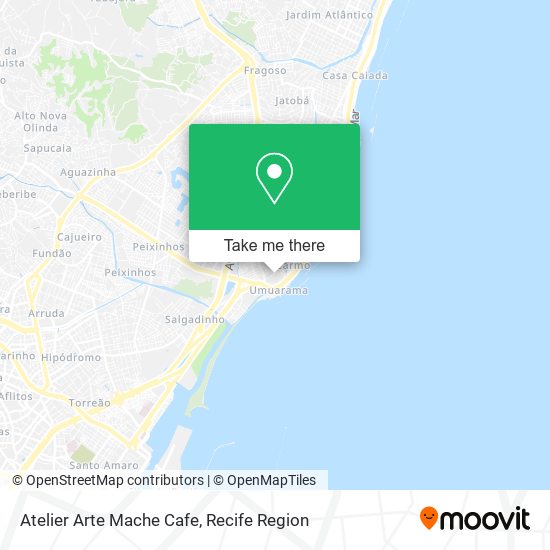 Atelier Arte Mache Cafe map