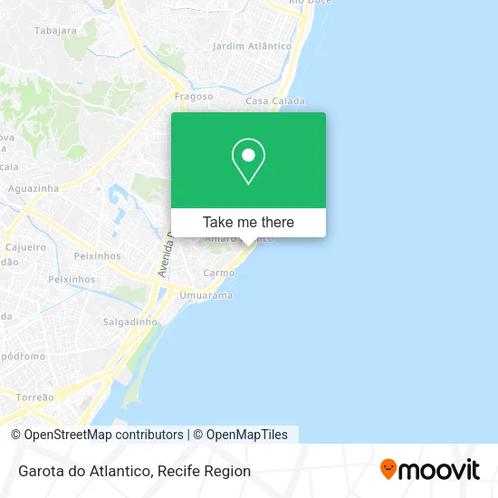 Garota do Atlantico map