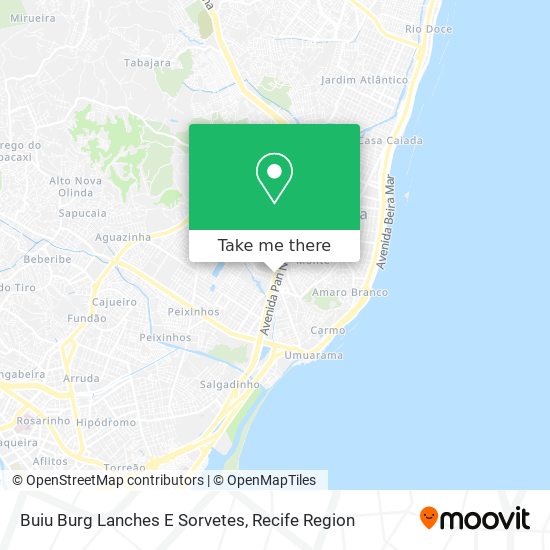 Buiu Burg Lanches E Sorvetes map