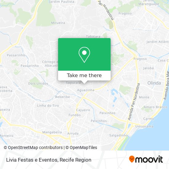 Livia Festas e Eventos map