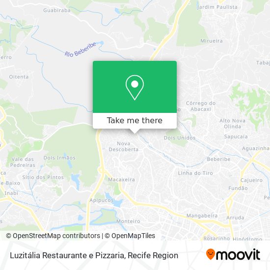 Luzitália Restaurante e Pizzaria map