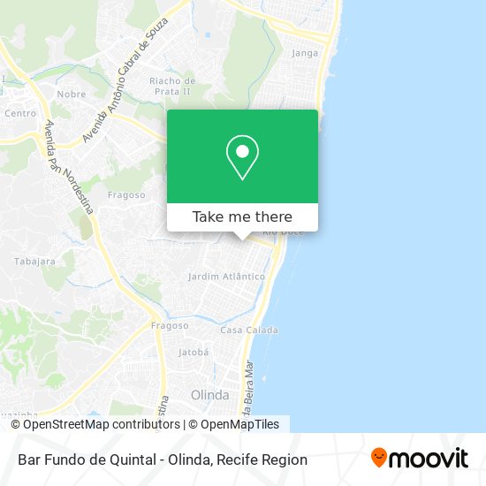 Bar Fundo de Quintal - Olinda map