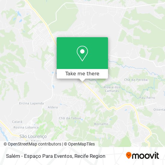 Salém - Espaço Para Eventos map
